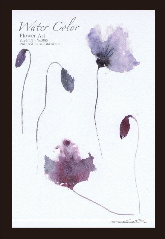 Watercolor
FlowerArt
2024/05/14
No.605