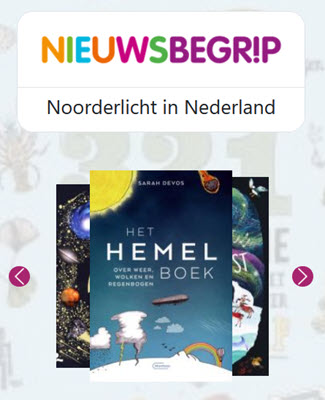 Meer weten, lekker lezen..? Bij het onderwerp van @Nieuwsbegrip: Noorderlicht in Nederland, vind je op de portal van schoolWise, in Mijn Nieuwsbegrip en op jeugdbieb.nl/nieuwsbegrip een leeslijst met toffe boeken.