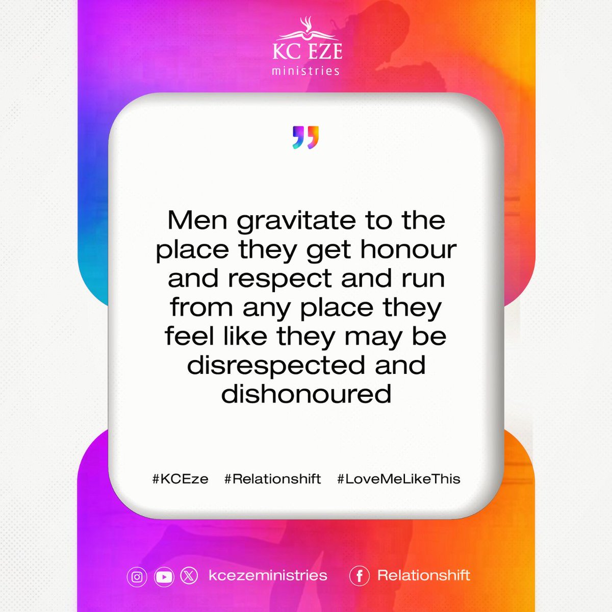 relationshiftng's tweet photo. Sex isn't the topmost need of most men!

POST 30

https://t.co/gw65eWkJSp

#Relationshift
#LoveMeLikeThis
#KCEze https://t.co/ni0VsVbeCi