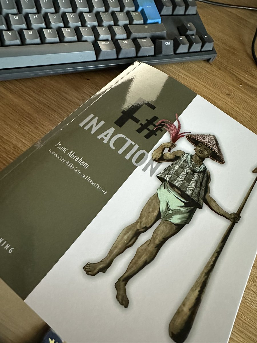 I suddenly got package delivered from abroad. I totally forgot that I preordered <a href="/isaac_abraham/">Isaac Abraham</a> book 😅
Not using .NET much nowadays but I already see that book has so much value not only in F# but in FP in general