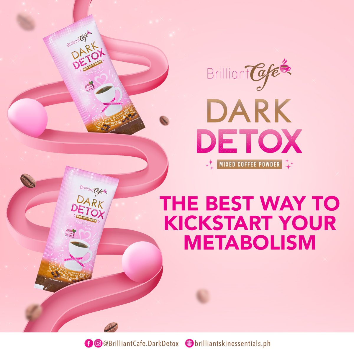 THE BEST WAY TO KICKSTART YOUR METABOLISM! 🥰

Dark Detox Coffee is the ultimate metabolism booster you need to conquer the day! 💪

#BrilliantCafeDarkDetoxCoffee 
#BrilliantSkinEssentials