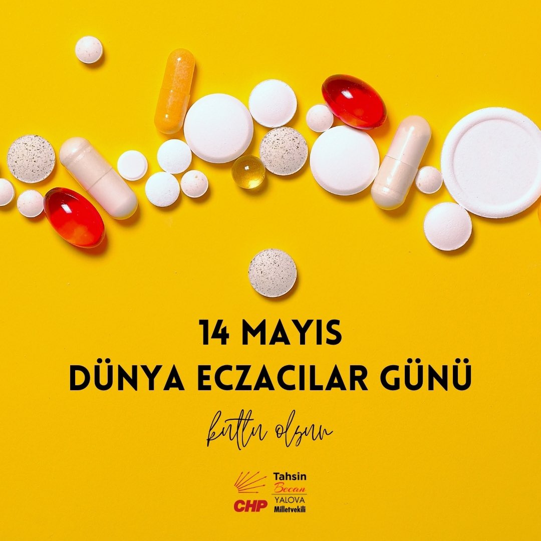 Sağlık mesleğinin önemli paydaşlarından olan Eczacılarımızın 14 Mayıs Eczacılar Günü kutlu olsun.#eczacılargünü