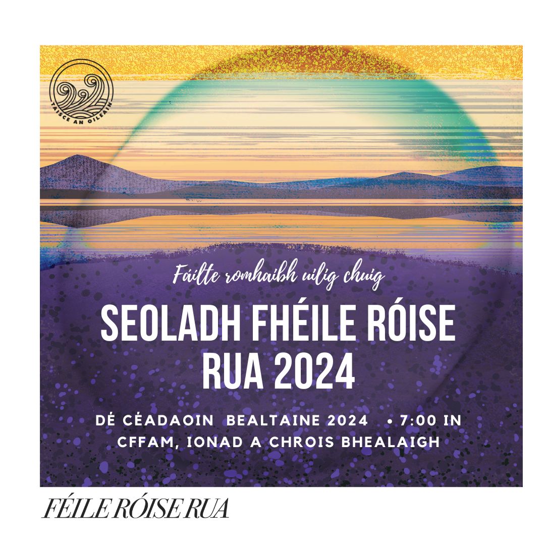 Scaip an scéal, beidh gloine fíona nó Tae, etc agus nibbles, tunes,cúpla amhráin agus beidh Jonny Duffy ann leis an fhéile a sheoladh..Bigí ann