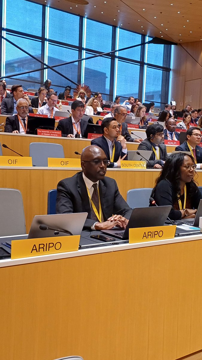 Excited to participate in the <a href="/WIPO/">World Intellectual Property Organization (WIPO)</a> DipCon on IP, Genetic Resources &amp; Associated Traditional Knowledge! <a href="/_ARIPO/">ARIPO</a> looks forward to negotiating outcomes that uphold biodiversity, safeguard #IP rights, &amp; support the well-being of Africa's indigenous &amp; local communities
