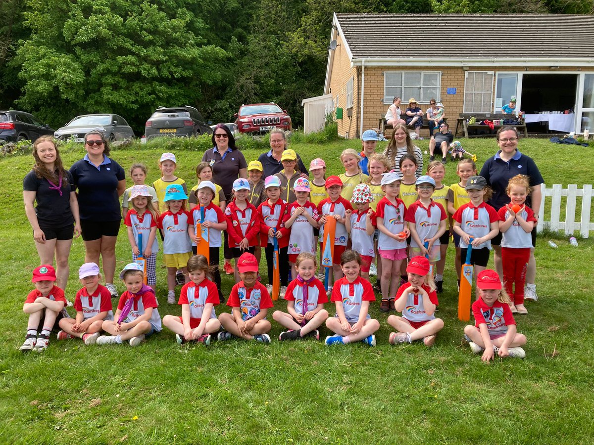 What a lovely afternoon we had on Sunday hosting cricket activities @CarmelCricket for the local Rainbows, Brownies and Guides. They were a delight to have at the club