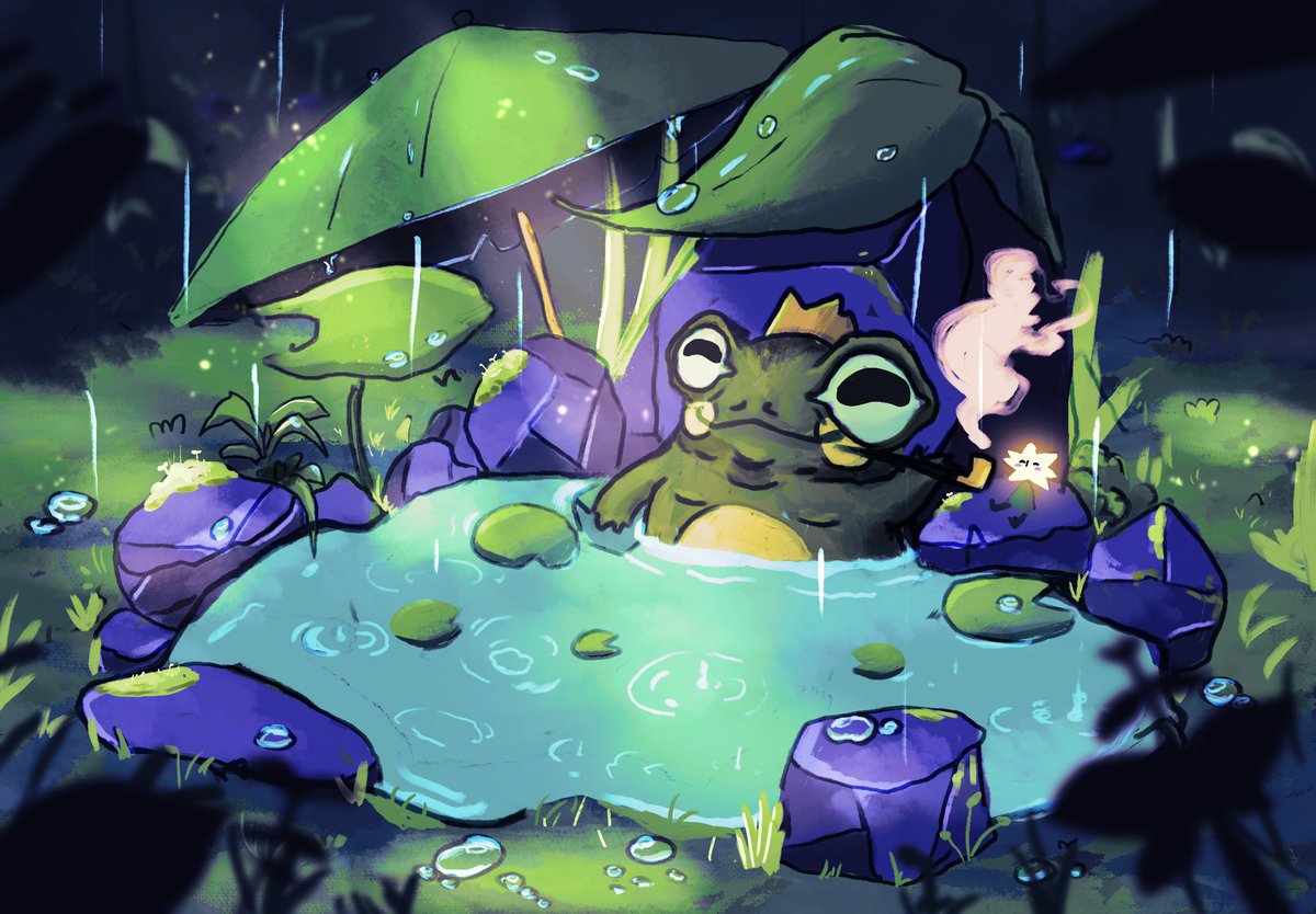 LonseomeOrion's tweet photo. Hello I’m Zine and I like to draw stars and frogs ⭐️🐸 #smallartist #Procreate https://t.co/yHkC6tr245