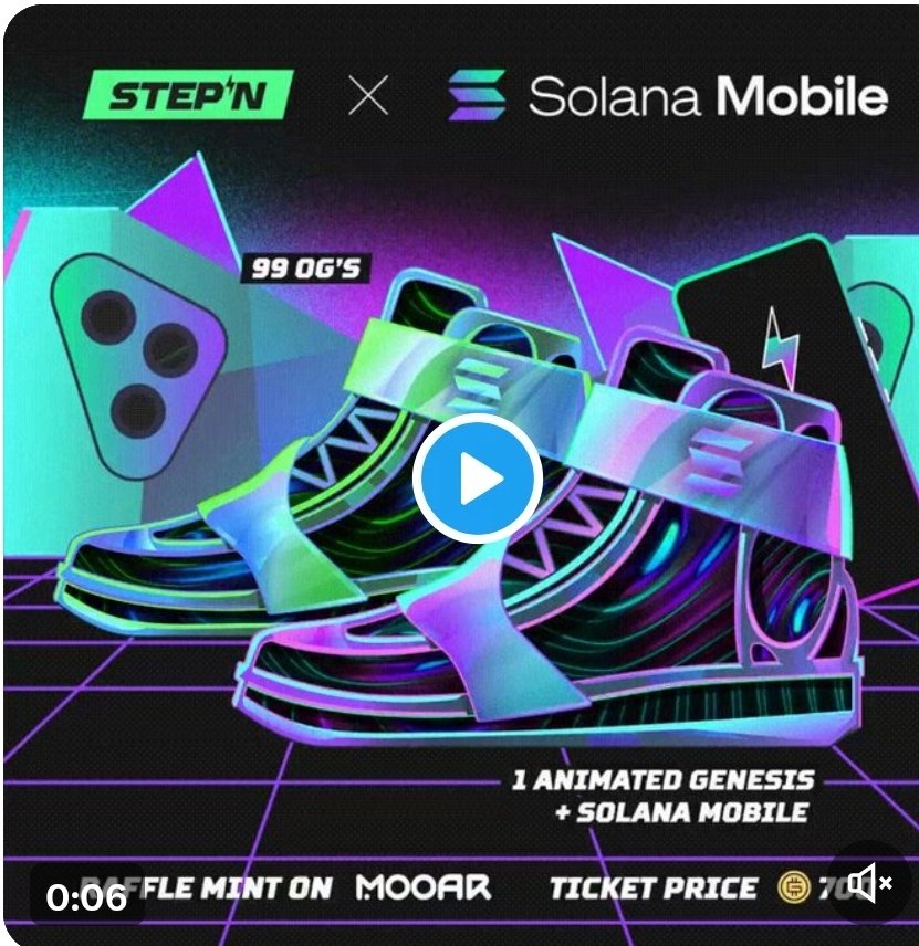 LafrenchCrypto's tweet photo. Bonne Journée #Stepnfamily 

La raffle sur @mooarofficial 
#Stepnxsolana est ouverte à tous ! 
Tentez de remporter une des 99 OG ou la fameuse genesis du partenariat Stepn et Solana 

1 ticket=700 gmt
Entièrement rembourser si vous ne gagnez pas!

Bonne chance à tous !⚡️👟🔥🫶 https://t.co/AHTXLUXmaQ