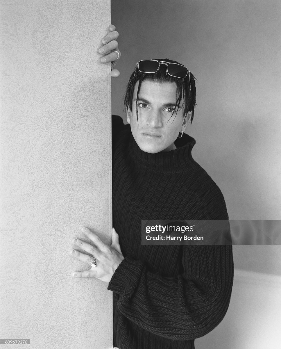 Singer Peter Andre is photographed for Big magazine in London (1996)