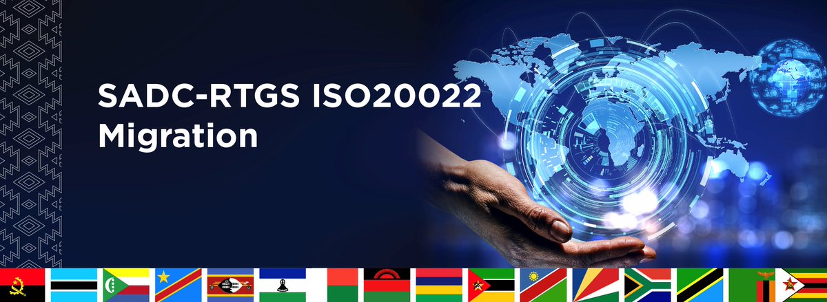 SADCBanking's tweet photo. The  SADC-RTGS ISO20022 Migration Go Live count down to 10 June 2024.  Becoming part of the global community of richer, better-quality data in payment processing and settlements.  

“Ensuring the safety, integrity, efficiency, and stability of the SADC-RTGS Payment System" https://t.co/9swDFDBAlz