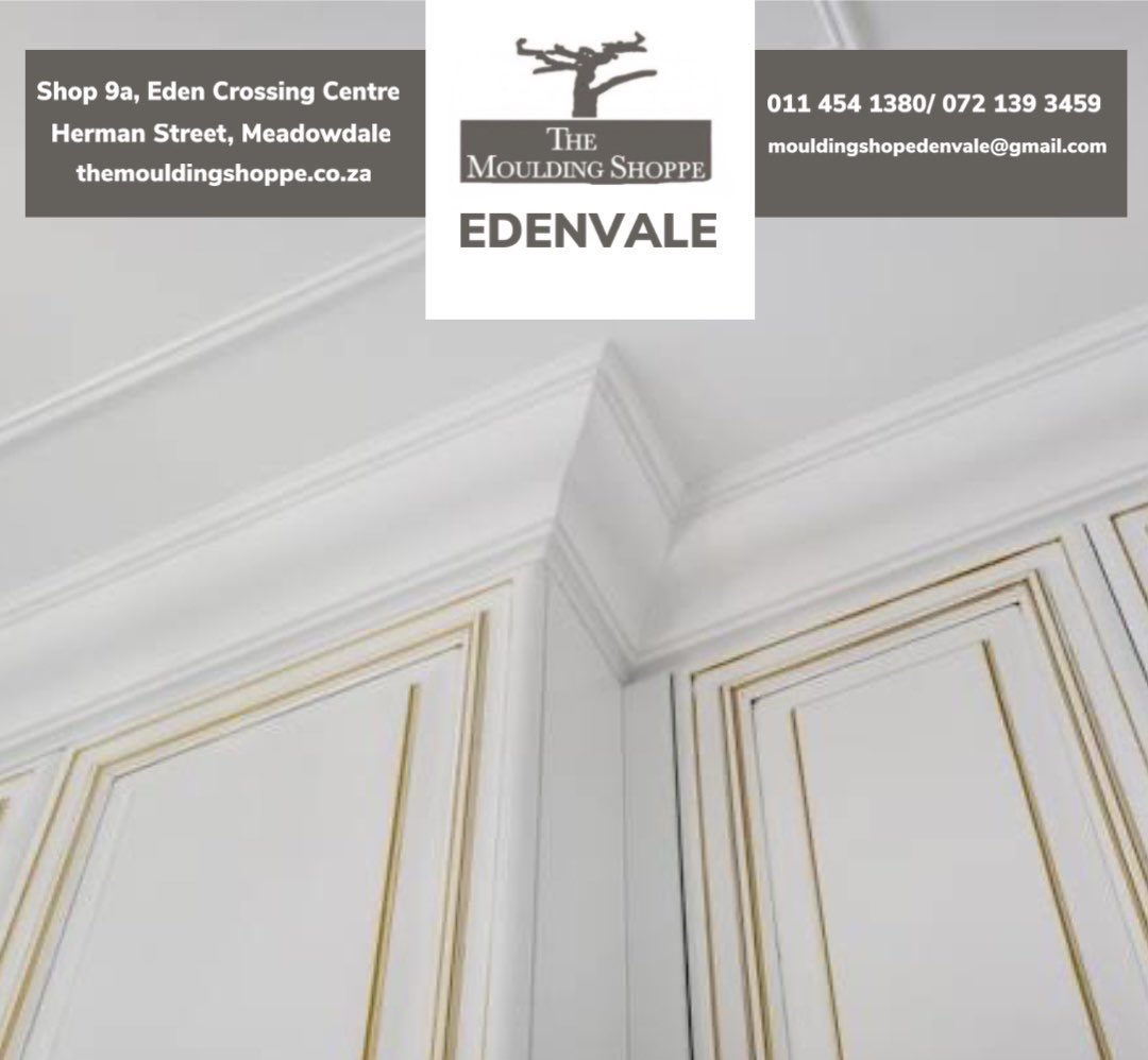 #ThemouldingShoppe #Moulding #HomeDecorIdeas #Manufacturer #HomeImprovement #JoziBusinesses #20YearsExperience #DIY #Renovating #SupplyToTheTradeAndPublic #SupportLocal #ARCHITRAVES, #CORNICE, #DADORAILS, #HANDRAILS #SKIRTINGS CONTACT US TODAY! LIKE & SHARE THIS PAGE!