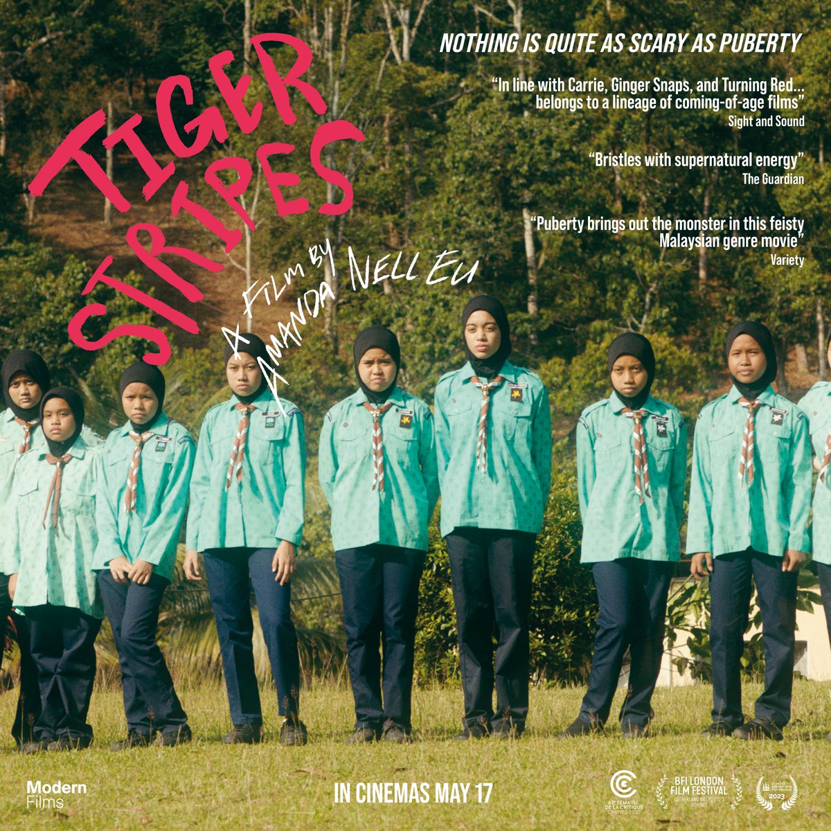 “A well-observed, fiercely female-centred coming-of-age drama” Screen Daily Amanda Nell Eu's Cannes award-winning film is in cinemas this Friday, with previews at @picturehouses nationwide today. Book tickets now: modernfilms.com/tigerstripes