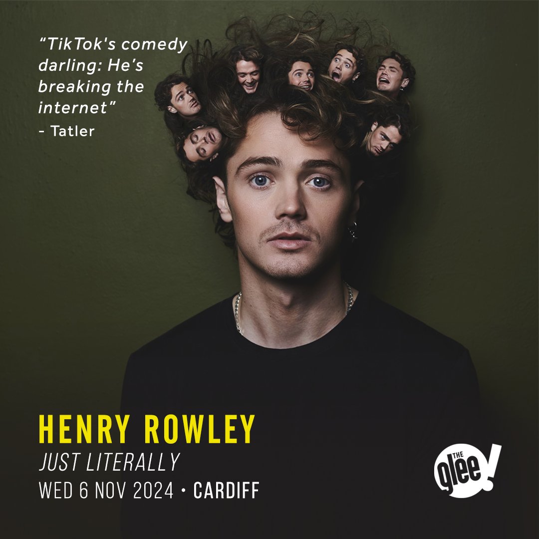 🚨 JUST ANNOUNCED: Join the online comedy sensation @henryrowleyy at The Glee Club Cardiff on Wed 6th Nov for a fast-paced stand-up & character sketch comedy! Can a comedy show be any more disappointing to Henry's parents? Yes it can 🎟 On general sale 10am Thu 16th May