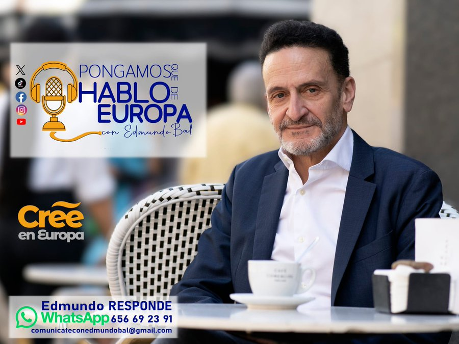 CreeOficial's tweet photo. 🗓️ 9 de junio 📩 #EleccionesEuropeas  

Nuestro presidente @baledmundo y el cabeza de lista de «Cree en Europa» @cesarvera78 se ponen a tu disposición para contestar las dudas que tengas sobre la UE y el proceso electoral.

¿📧 Correo o Whatsapp? ¡Tú eliges! 
  
#CreeEnEuropa 🇪🇺 https://t.co/vuEDpgtYKr