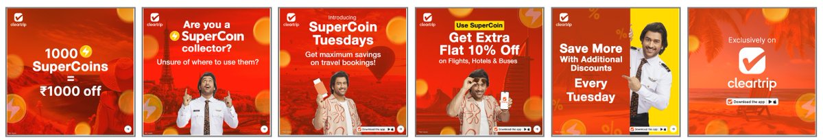 Our new favourite day is Tuesday 📷 No more hoarding supercoins and waiting to spend them in bits. Supercoin Tuesdays are here on Cleartrip! #cleartrip #supercoins #flipkartsupercoins #supercoinshack #travelhack #traveldiscount #fk #fksupercoin