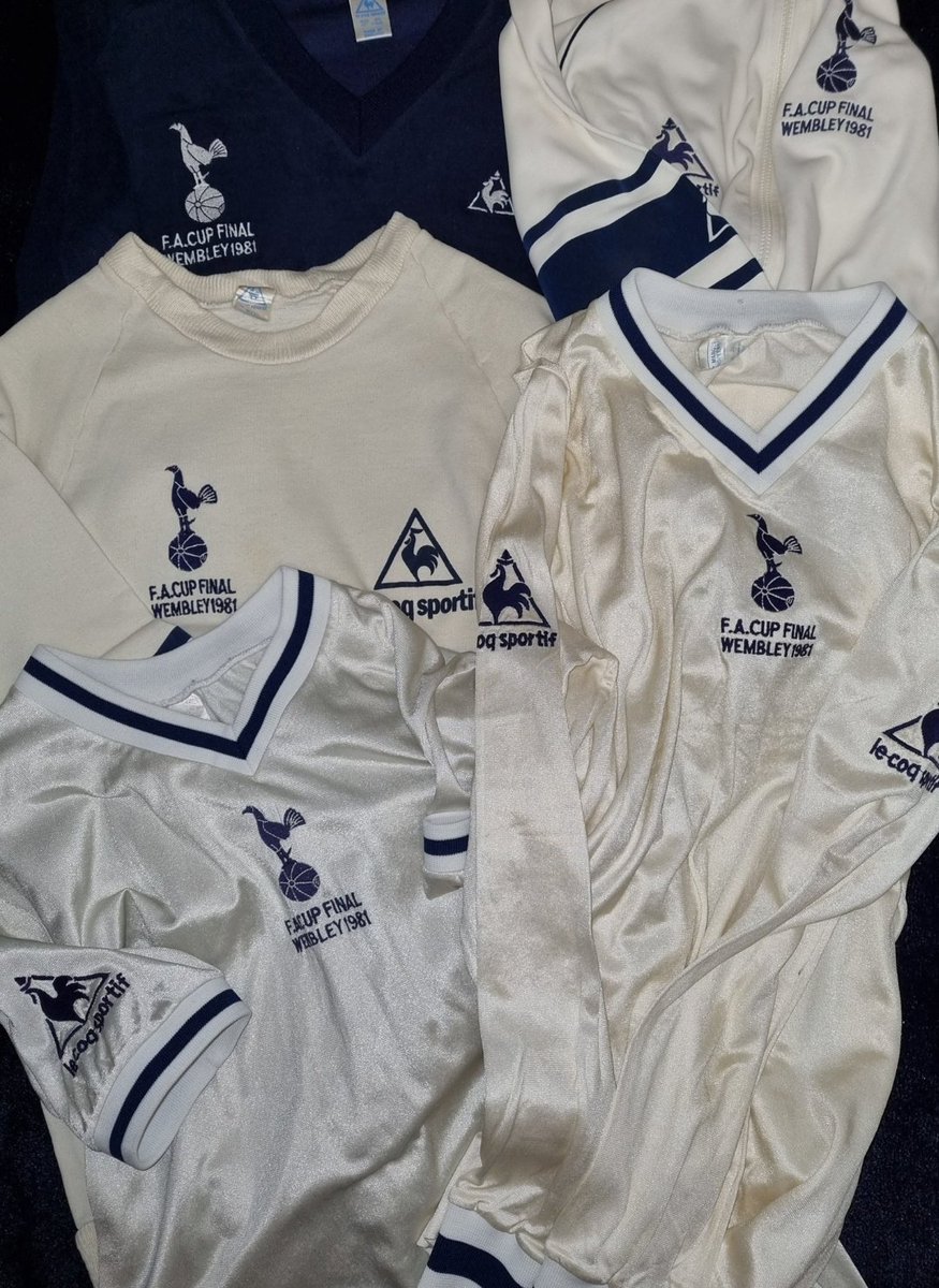 #OTD 43 years ago, #Spurs won the @EmiratesFACup vs tonight's opponents #ManCity 🏆 I absolutely love @lecoqsportif @SpursOfficial kit from the 80's, a purists dream 💙🤍 #iconic