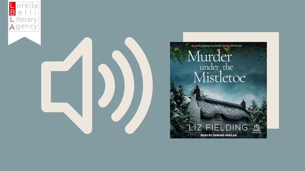 Happy US Audio Publication Day, @lizfielding!🥳 #MurderUnderTheMistletoe, Book 2 in the Maybridge #murdermysteries, is out now from @TantorAudio 🕵️‍♂️🎧📚🎄 Get your copy here👇 tinyurl.com/bdehzfbw #crimefiction #murdermystery