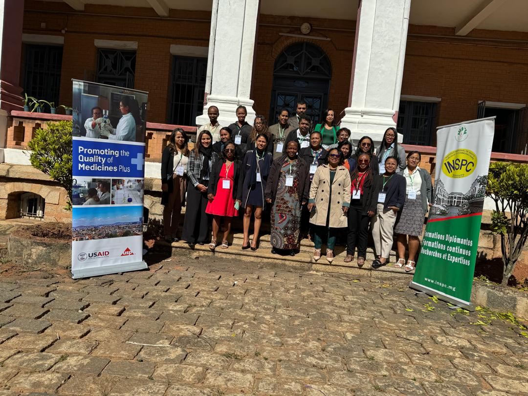 Dr. Vicky from MUHAS is facilitating a training workshop on regulatory inspection for the Madagascar National Medicine Authority in Antananarivo from May 13 to May 24, 2024, is part of a collaboration between MUHAS and the Promoting the Quality of Medicines (PQM) Program.