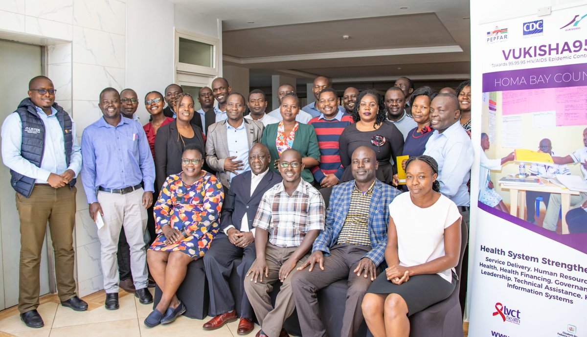 10-day supervisory skills development training facilitated by officials from the Kenya School for the @HomaBayCountyKE Department of Health. The training is being supported by #Vukisha95 project. #TowardsSustainability #HealthAndResillientCommunities