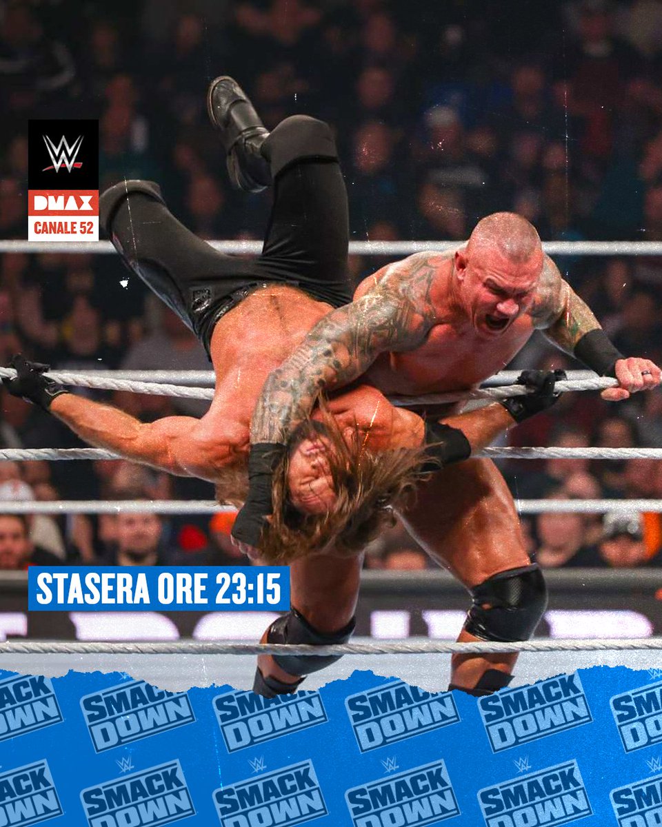 Orton vs Styles, sfida stellare #Smackdown torna questa sera alle 23:15 su #DMAX, canale 52 con il commento di @mkp17 e del @godzfranchini Clicca qui 👉 dmax.it/smackdown/vide… #WWE