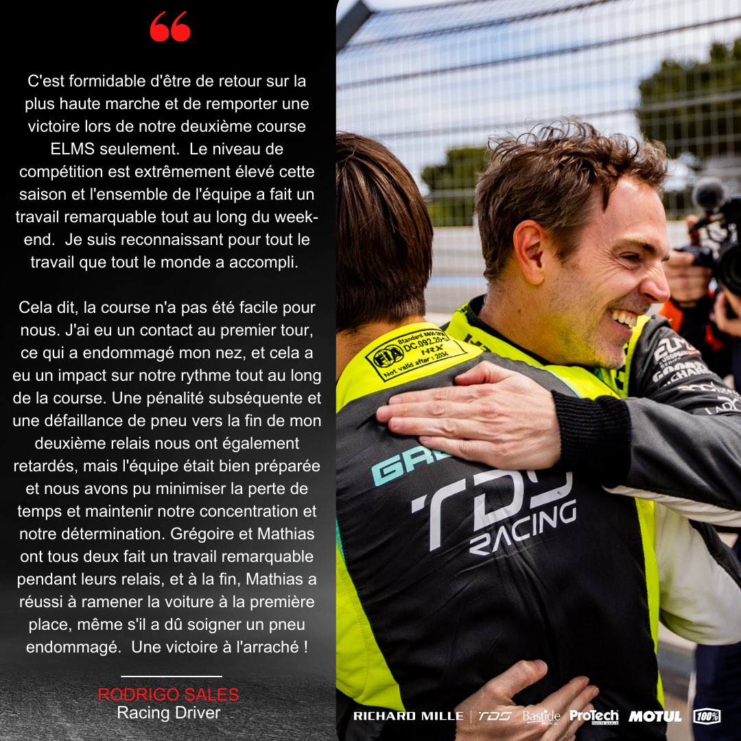 Interview w/ Rodrigo - Racing Driver 🏁 #racing #motorsport #tdsracing #oreca07 #lmp2 #elms #results #racingdriver #man #endurance