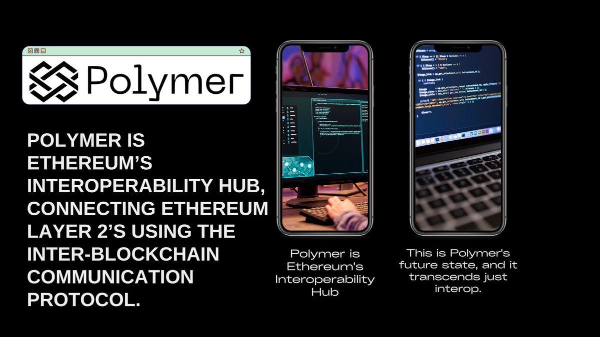 Hello everyone 🤝 Polymer envisions a future where trust, scalability, and modularity converge to create a robust and versatile Web3 ecosystem, paving the way for a more interconnected and expansive Ethereum rollup network. @Polymer_Labs #Polymer #PolymerLabs