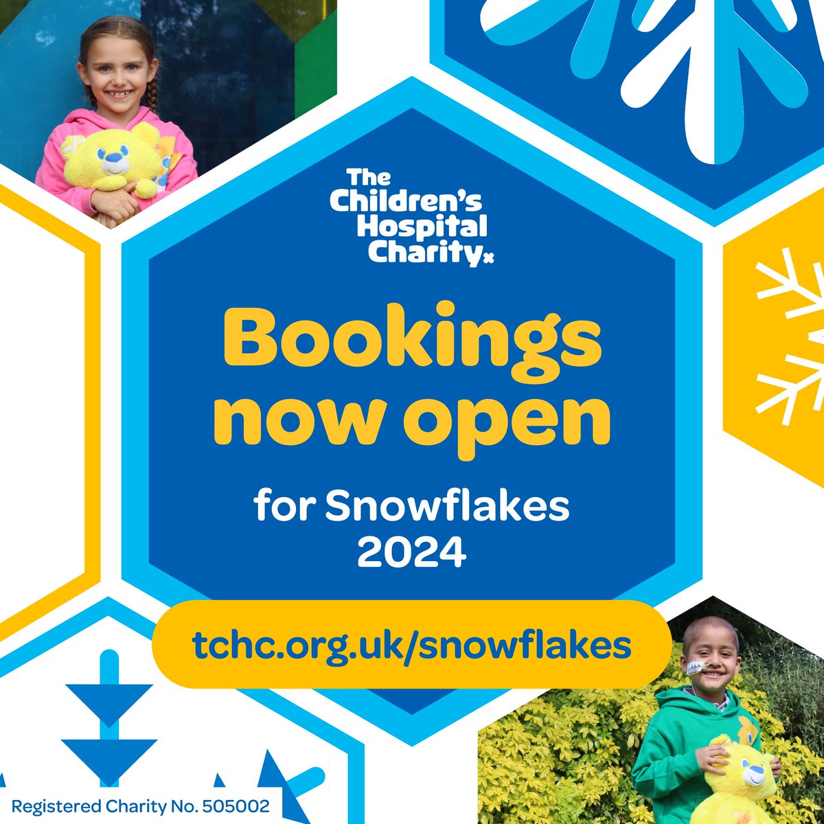 Did you know this year is our 20th anniversary since our snowflakes first shone? We've loved lighting up Sheffield and the surrounding areas for so long, all made possible by the kindness of our amazing charity supporters💙 Book your snowflake today at tchc.org.uk/snowflakes.