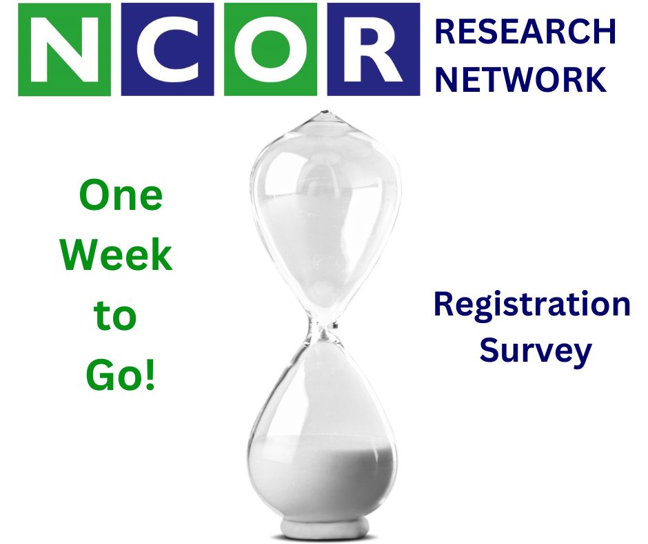 📢 One Week to Go to complete the NCOR-RN Survey! 400+ osteopaths have already registered in the UK! 🇬🇧

🗣️ What are you waiting for? Have your say!  👉 buff.ly/49t4TcE

#NCORUK #NCOR_RN #PBRN #OsteopathsUK #OsteopathicResearch #osteopathyUK