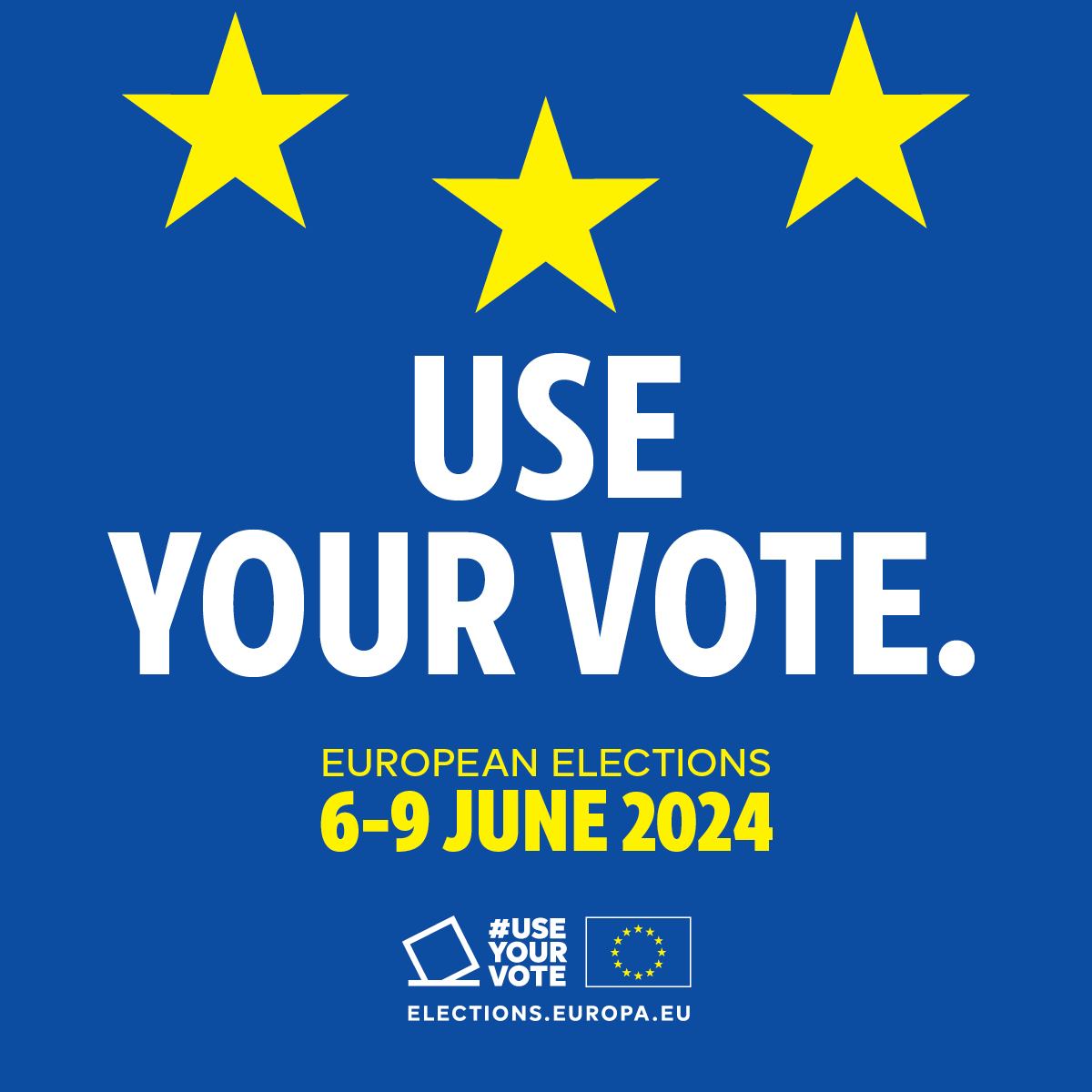 We should never take democracy for granted. #UseYourVote in the European elections, 6-9 June 2024!