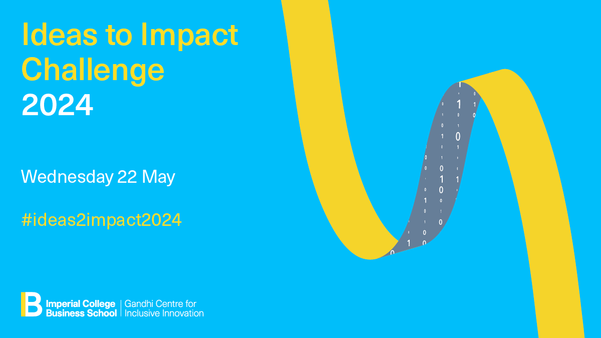Join us for the @GandhiCentreIC Ideas to Impact pitching final 📣 

Teams will pitch solutions to global challenges with the top three teams winning seed funding for their #SocialImpact ideas 💡 💰

Register to attend: imprl.biz/i2i24

#Ideas2Impact2024