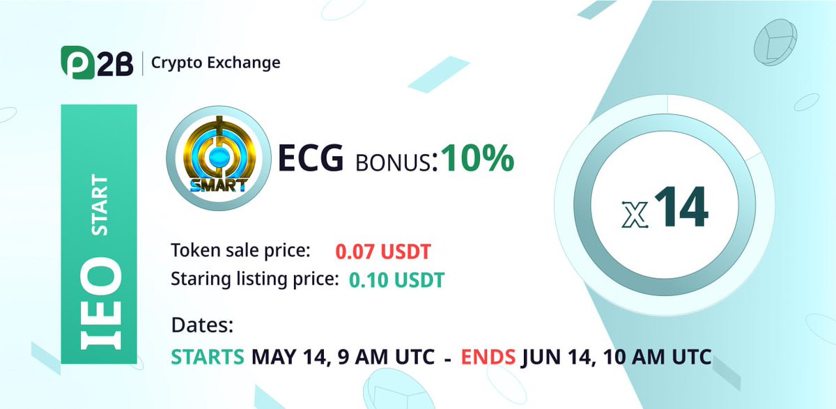 🎉 EcoSmart ( ECG ) IEO starts NOW on P2B🎉 p2pb2b.com/token-sale/ECG… #BNB #polygon #virtualand #epiclegends #game #payment #trade #exchange #dex #ECS $ECG EcoSmartECS.com 🟢 stay tuned ! 🌲 Linktr.ee/EcoSmartECS