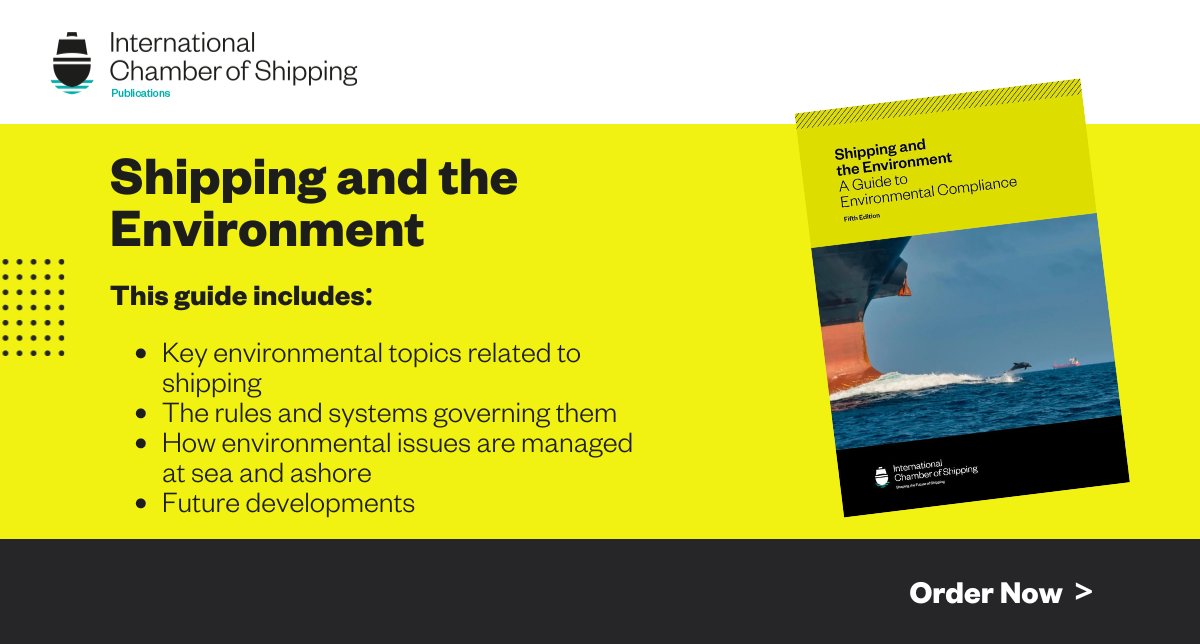 Shipping and the Environment: A Guide to Environmental Compliance' is out now. Follow the link below to order your copy today. ics-shipping.org/publications/s… #Environment #Maritime #ICSPublication