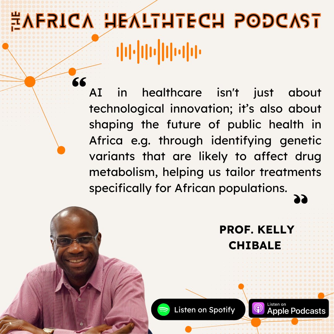#AI is not just a tech trend; it's a transformative force in African healthcare. By enhancing drug safety, reducing costs, and customizing treatments, AI is setting a new standard in the fight against infectious diseases. open.spotify.com/episode/5sJQRj… #AfricaHealthTechPodcast