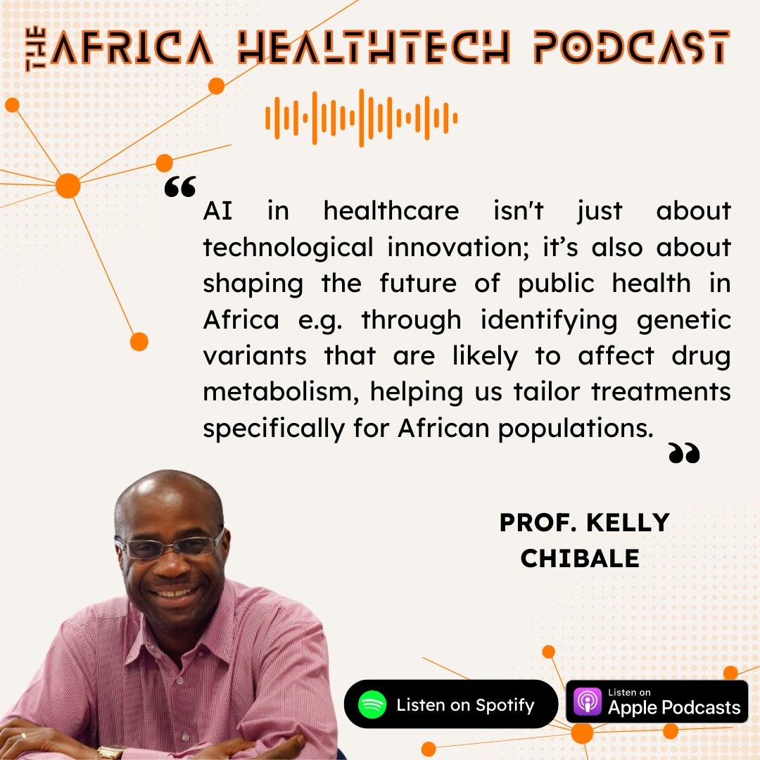 #AI is not just a tech trend; it's a transformative force in African healthcare. By enhancing drug safety, reducing costs, and customizing treatments, AI is setting a new standard in the fight against infectious diseases. 

open.spotify.com/episode/5sJQRj… 

#AfricaHealthTechPodcast