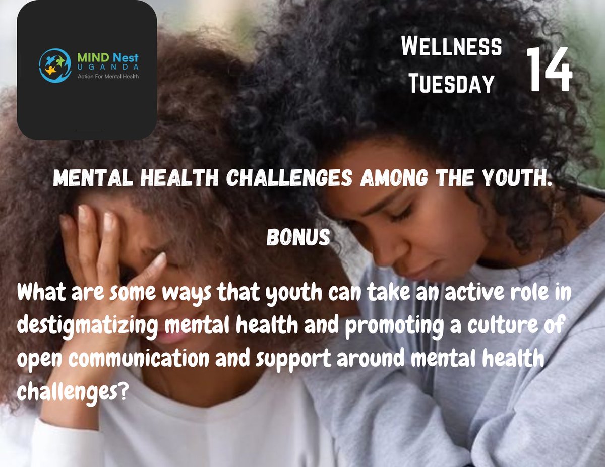 Bonus Question 
What are some ways that youth can take an active role in destigmatizing mental health and promoting a culture of open communication and support around mental health challenges?

#themindnest #youthmentalhealth  #mentalhealthchallenges #mentalwellness