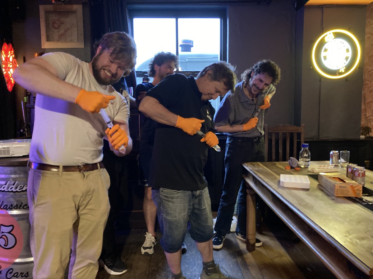 Mia Berelson (@miaberelson) on Twitter photo My favourite part of Day 1 of #pint24 had to be our high octane syringe filtering race! Thanks to @BridgeEdmund for putting it together 🧪🥼
Some very exciting potato activities for tonights's event incoming...
<a href="/pintofscience/">Pint of Science UK</a> <a href="/EarlhamInst/">Earlham Institute</a> My favourite part of Day 1 of #pint24 had to be our high octane syringe filtering race! Thanks to @BridgeEdmund for putting it together 🧪🥼
Some very exciting potato activities for tonights's event incoming...
<a href="/pintofscience/">Pint of Science UK</a> <a href="/EarlhamInst/">Earlham Institute</a>