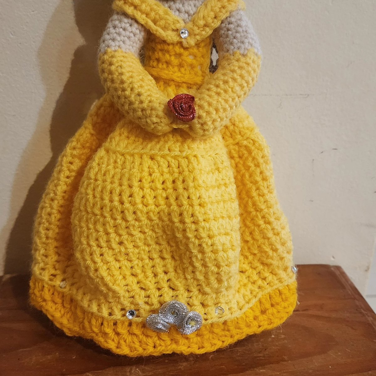 lesley_murdoch's tweet image. #Belle #BeautyAndTheBeast #specialrequest #crochet #hobby #cute #CreativeMinds