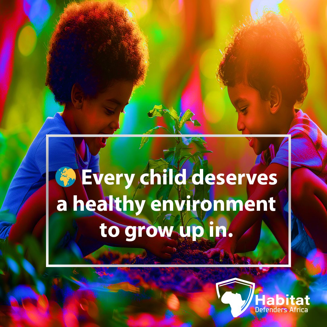 🌍 Every child deserves a healthy environment to grow up in. Climate change threatens that! Let's teach our kids about sustainability, resilience, and how to protect our planet together. #ClimateEducation #FutureGenerations #Africa @habitat_intl @UNFCCC @worldgreendlp @UNICEFUSA