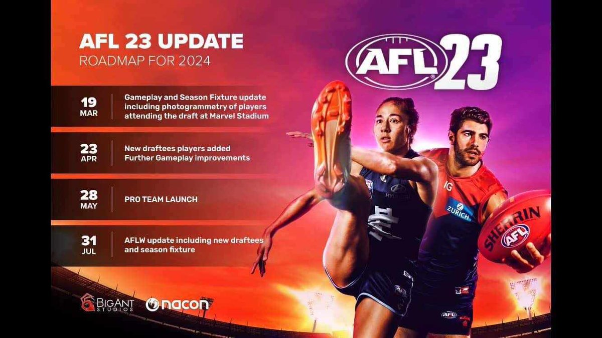 #AFL23 reminder
Pro team is supposed to release this month

Not a single tweet, not a single trailer, not a single piece of advertising done to hype up the mode 

Will the mode they advertised in the 'launch trailer' finally release almost a year later????