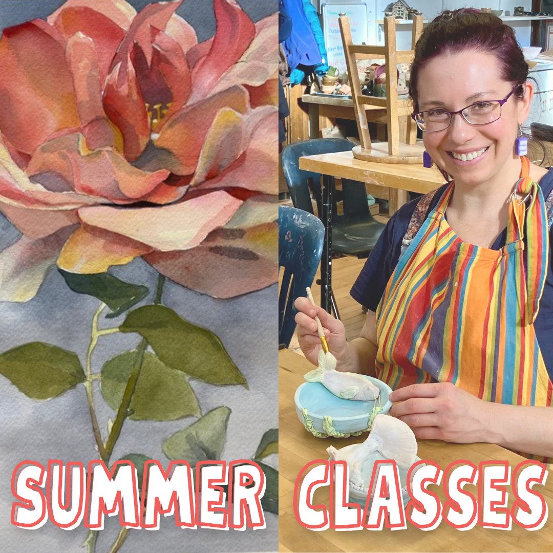 Summer classes for adults &amp; youth offerings online now!  Register at munroecenter.org/classes