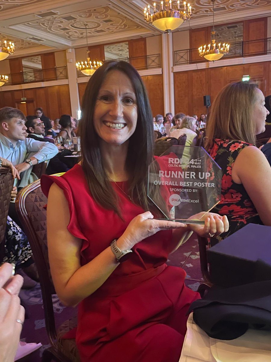 So proud of Angie Holland from our DPT research team at RDF24 - runner up for overall best poster