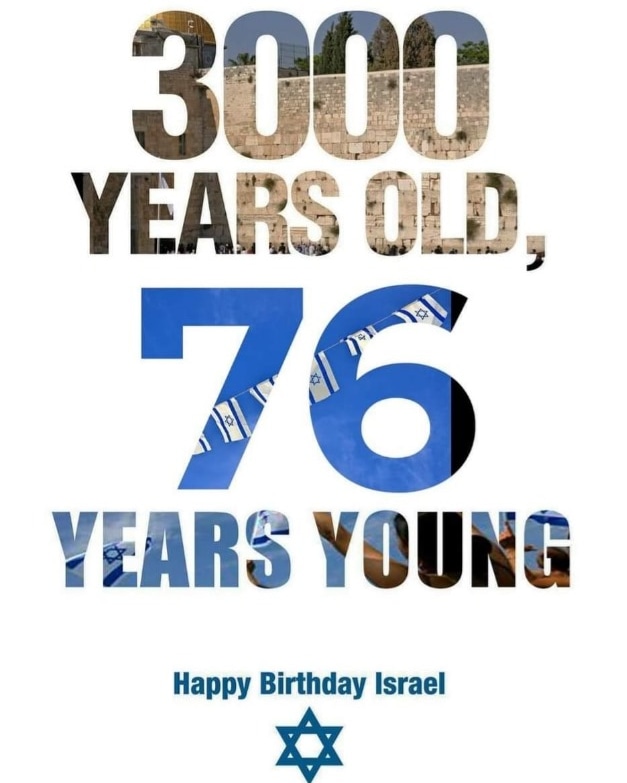 Happy Birthday Israel 👏👏👏🇮🇱🇮🇱🇮🇱 Joyeux Anniversaire Israël 👏👏👏🇮🇱🇮🇱🇮🇱
#happybirthday #Israel #joyeuxanniversaire #Israël #BelgianFriendsofIsrael  #istandwithisrael #soutien #SoutienTotal #support #totalsupport