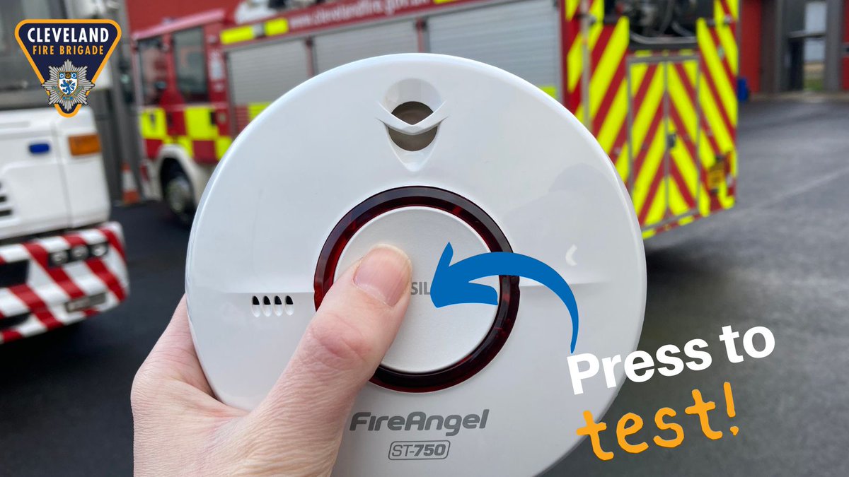 ⚪☝️ It's #TestItTuesday! When was the last time you checked your smoke alarms work? It only takes a few seconds but it could save your life! #PressToTest