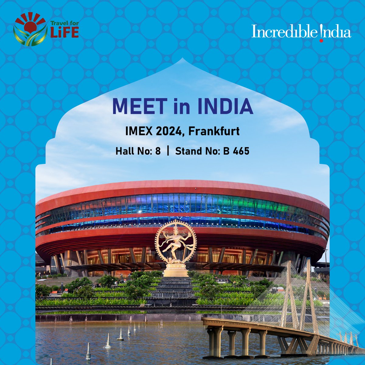 Meet in India at IMEX, Frankfurt 2024!! India participates at IMEX 2024 along with industry stakeholders for promoting India as a potential MICE destination and to network with global Convention & Conference organizers to bring in more Conferences and meetings in India. Strong