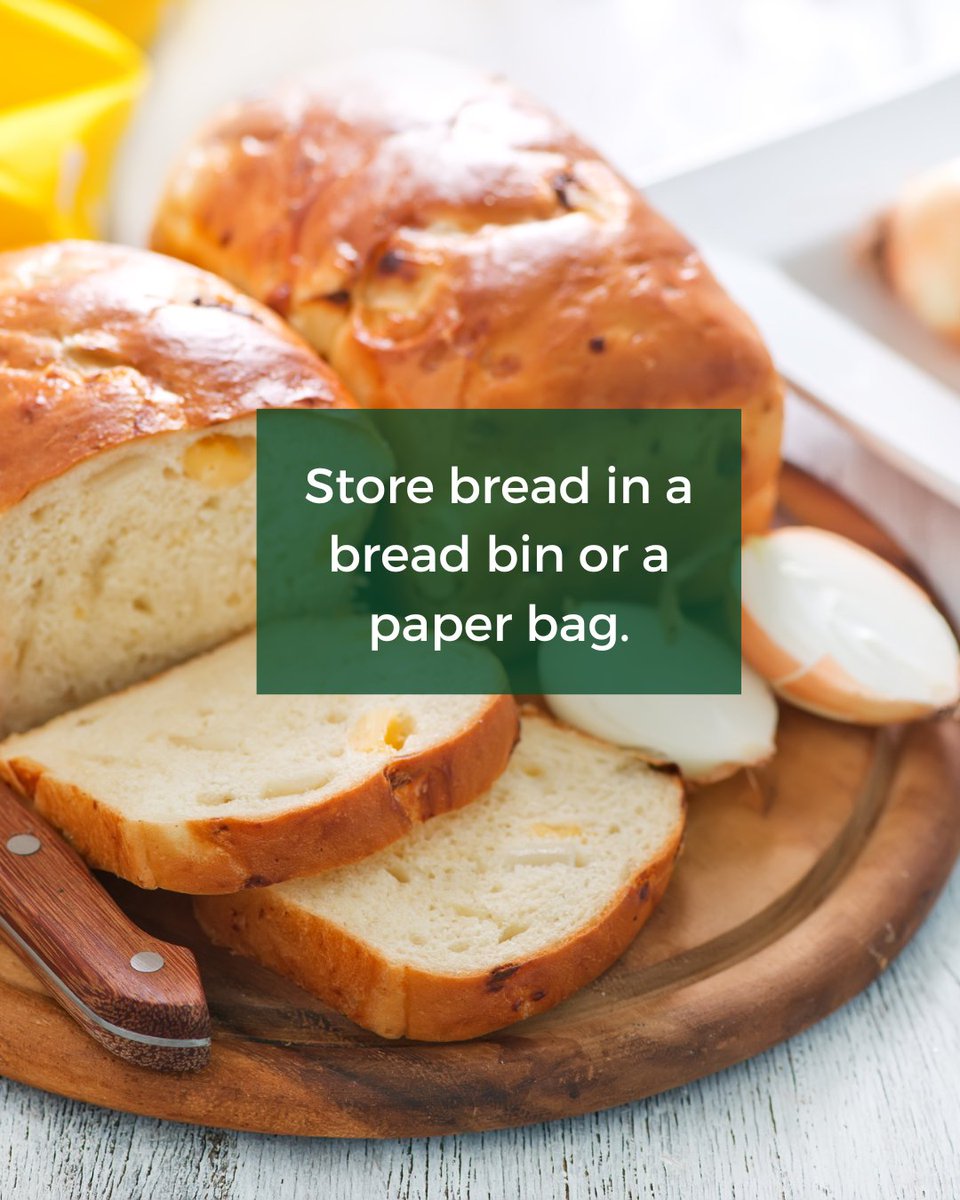 Keep your bread fresh & tasty! Store it in a bread bin or a paper bag at room temperature. This allows for proper air circulation while preventing it from drying out too quickly. Remember, the fridge isn't a friend to bread – keep it out for ultimate freshness!