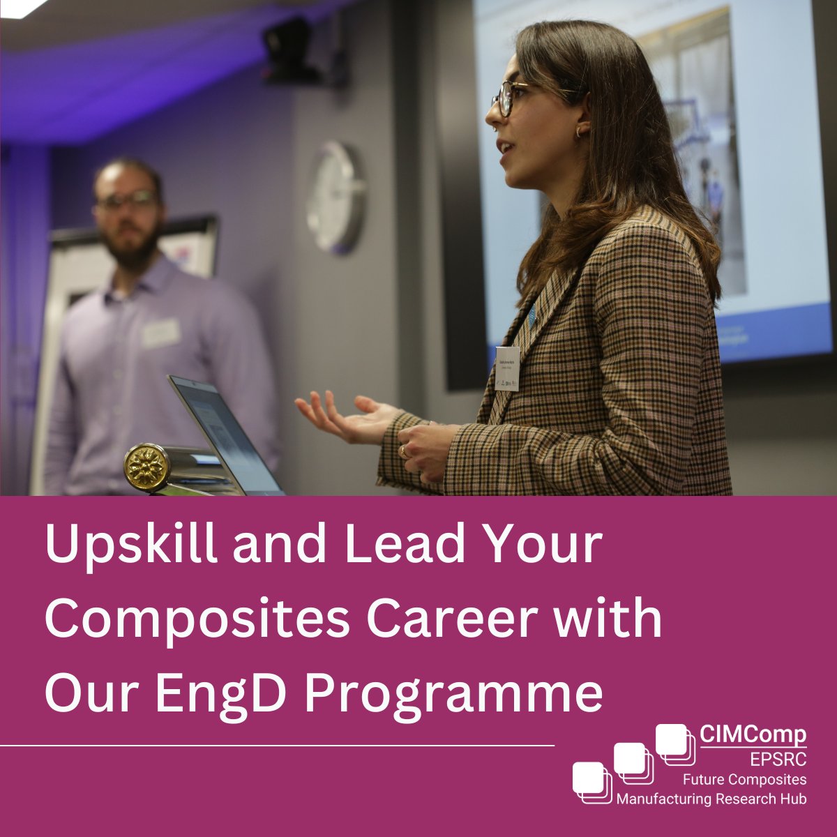 Develop your technical &amp; leadership skills with CIMComp's EngD programme. Train at the NCC &amp; lead the future of composites manufacturing. Apply now! cimcomp.ac.uk/idc/ #EngD #Composites #NCC