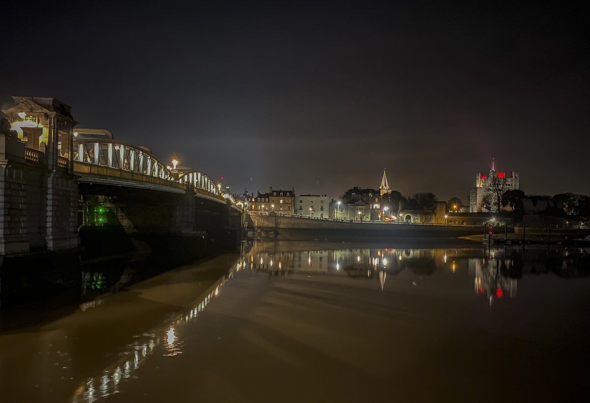 Happy birthday to the Old Bridge - 110 today! Did you know the bridge was built and paid for at no cost to the community? It's funded by an ancient estate managed by a medieval charity, the Rochester Bridge Trust. To celebrate, the bridge will be lighting itself up this evening.