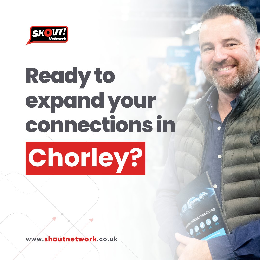 Do you want to SHOUT about your business? 📣 If you’re looking to promote your brand to Northwest businesses, create partnerships, and exchange resources that can benefit your company's growth, a Shout Network meeting is just the place for you! shoutnetwork.co.uk