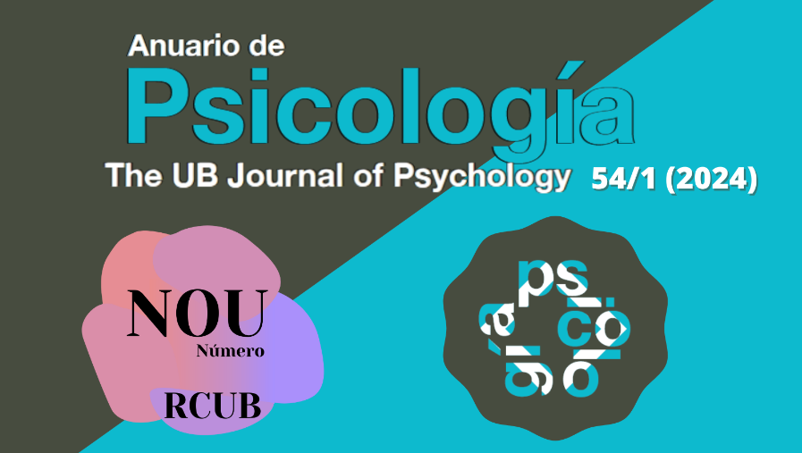 💡#NouNúmero a #RCUB: 📚Vol. 54 Núm. 1 (2024) de la revista Anuario de Psicología/The UB Journal of Psychology @AnuarioPsico 📝Comunicacions científiques 🗓️Publicat el 16/04/2024 🔗revistes.ub.edu/index.php/Anua…