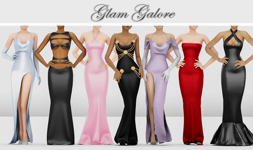 Glam Galore - thesimsbook.com/glam-galore/ 
#Sims4 #Sims4cc #TheSims4 #ts4cc