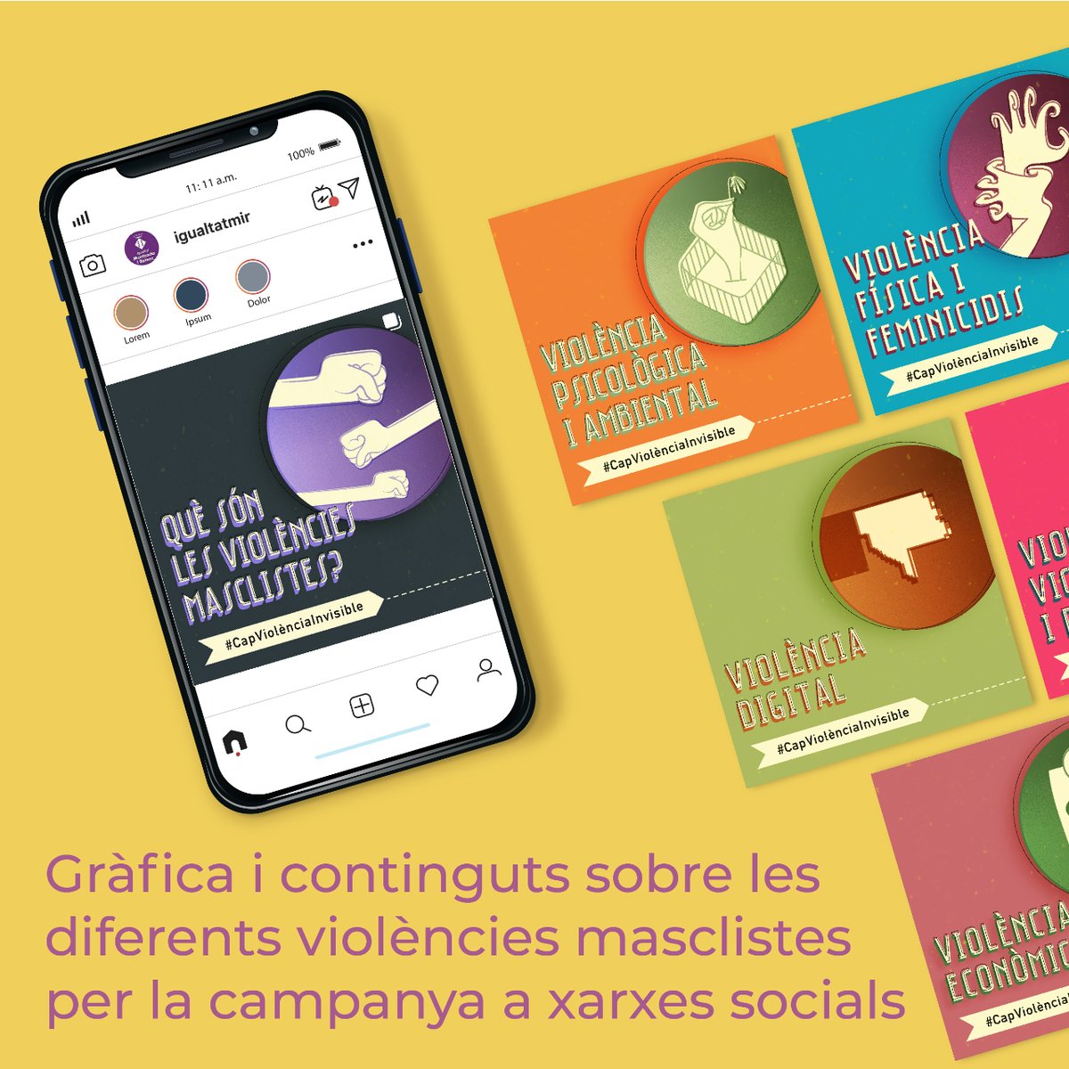 LaConcentrica's tweet photo. @IgualtatMiR 🧵 De forma conjunta creamos las 10 piezas y sus contenidos, teniendo siempre muy presente de introducir una mirada interseccional, evidenciando la interrelación de género con otros ejes de desigualdad y formas de violencia.

🫶🏾 Son muy activas. Las podéis seguir en @IgualtatMiR https://t.co/niUVrWcxvI
